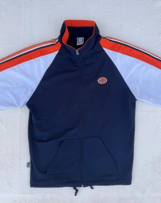 Giubbotto vintage Nike unisex blu arancione