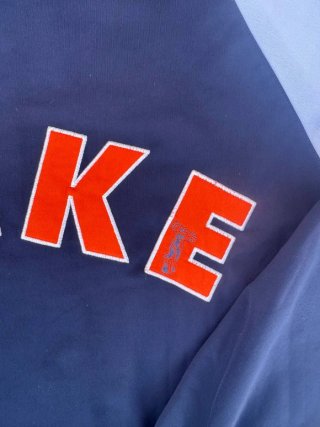 Giubbotto vintage Nike unisex blu arancione