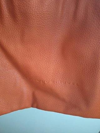Bolso Adolfo Domínguez Naranja y Beige