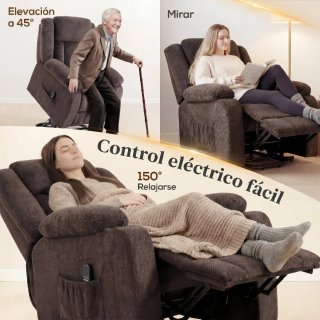Sillón Relax Eléctrico Levanta Personas