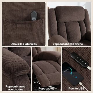 Sillón Relax Eléctrico Levanta Personas
