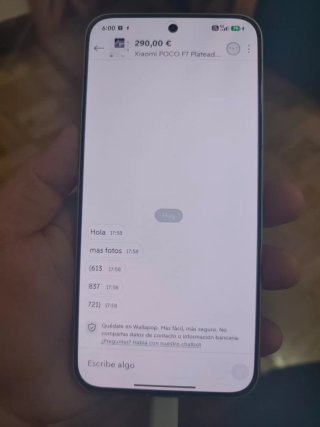 Xiaomi POCO F7 Plateado 12GB/256GB