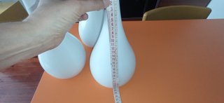 Moderna lámpara de techo blanca
