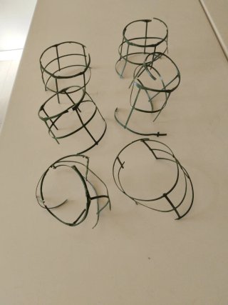 6 Rejillas/tutores para plantas