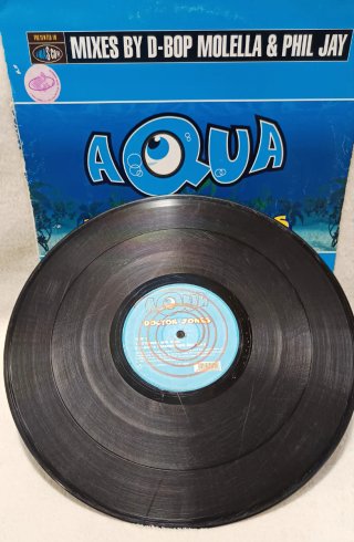 Aqua - Doctor Jones 12 Vinilo (1997) Remixes VG