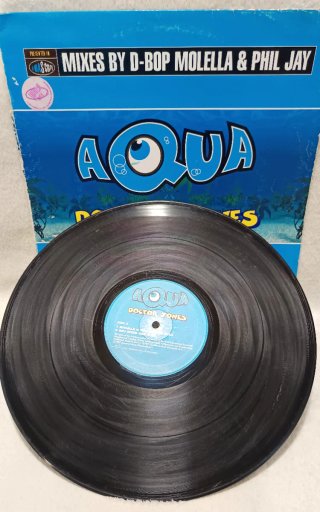 Aqua - Doctor Jones 12 Vinilo (1997) Remixes VG