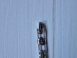 Pulsera Swarovski color plata.