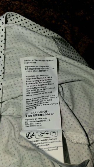 Polo Hugo Boss Blanco Talla M