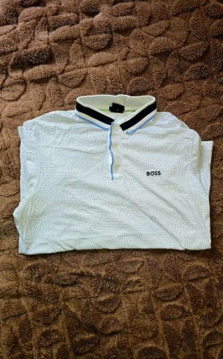 Polo Hugo Boss Blanco Talla M