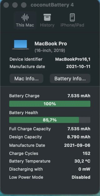 MacBook Pro A2141 500GB 16GB RAM