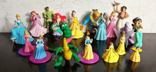 Lotto Personaggi Disney Statuette