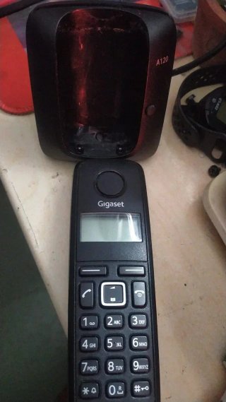 2 Teléfonos Fijos Inalámbricos Gigaset A120 Negros