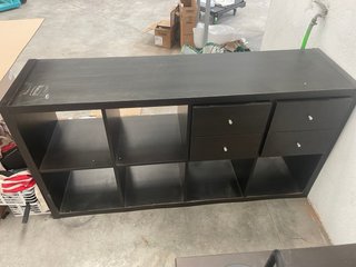 Estantería Kallax Ikea Negra