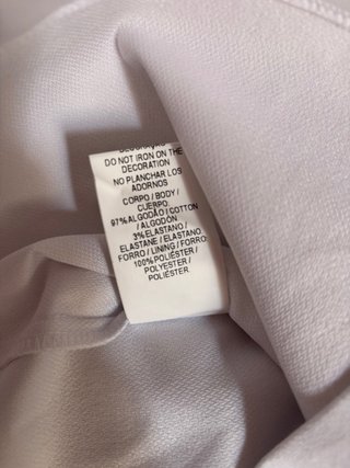 Vestido Lança Perfume Blanco Talla 34