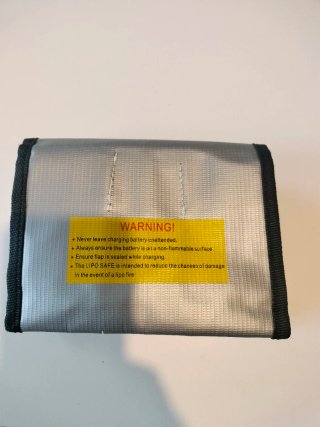 Custodia antincendio per batterie Lipo per droni