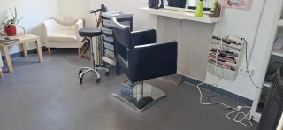 Sillón Peluquería Hidráulico Negro