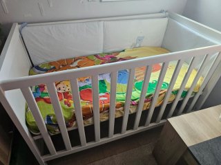 Cuna bebé IKEA blanca