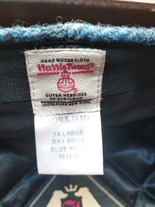 Gorra Jaxon & James Harris Tweed - Talla 2XL