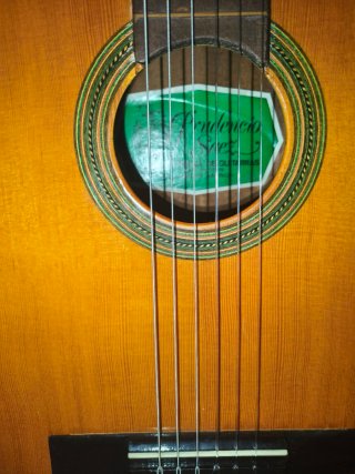 Guitarra Prudencio Sáez 1963