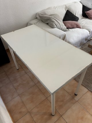 Mesa blanca Ikea madera