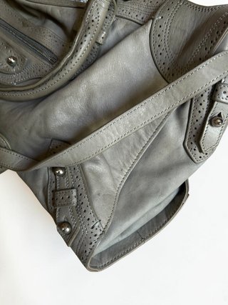Bolso Balenciaga City Giant Grey Lambskin