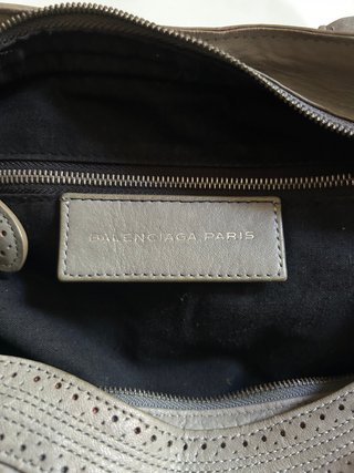 Bolso Balenciaga City Giant Grey Lambskin