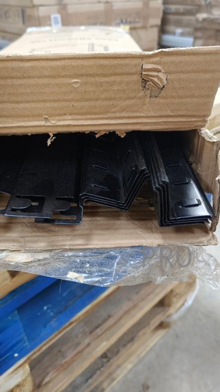 Estantería Metálica Almacenaje de Acero en Negro y 5 Baldas