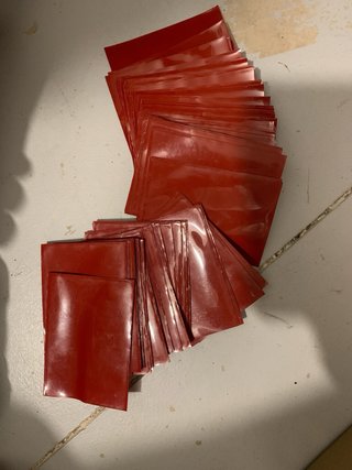 99 Fundas Deck Protectors Ultra Pro Rojas