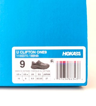 Zapatillas Hoka U Clifton 9 Negras