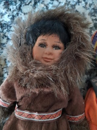 Lote de 6 muñecos artesanales