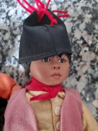 Lote de 6 muñecos artesanales