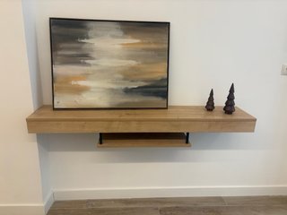 Mueble TV madera y metal