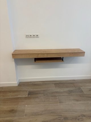 Mueble TV madera y metal