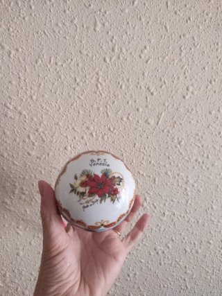 Bola Navidad S.P.T. Venezia Cerámica
