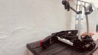 Portabicicletas Westfalia con matrícula