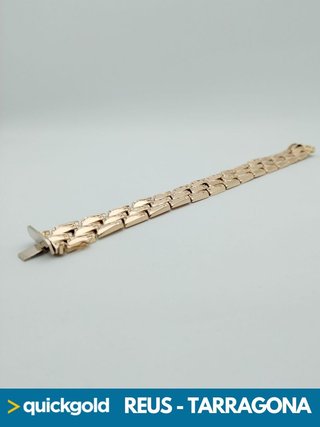 040-05-00524 PULSERA ORO ROSA 18K MALLA 20CM