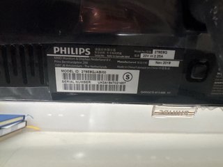 Monitor Philips 27 Negro