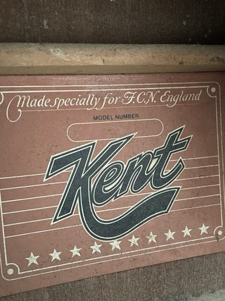 Guitarra Acústica Kent Vintage (Años 70) - England