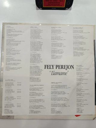 Vinilo Fely Perejón Llámame Sevillanas '90