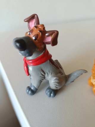 Oliver y Dodger Bully Germany Disney Vintage PVC