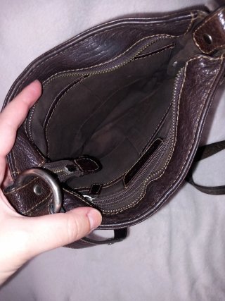 Bolso Adolfo Domínguez Marrón y Gris