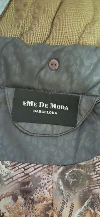 Chaqueta mujer gris manga larga, puesta 1 vez