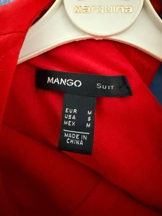 Vestido Mango Rojo