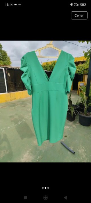 Vestido verde para eventos