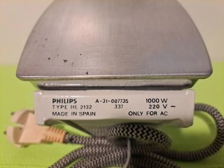 PLANCHA PHILIPS ELÉCTRICA - VINTAGE.