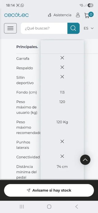 Bicicleta Estática Cecotec Extreme 20