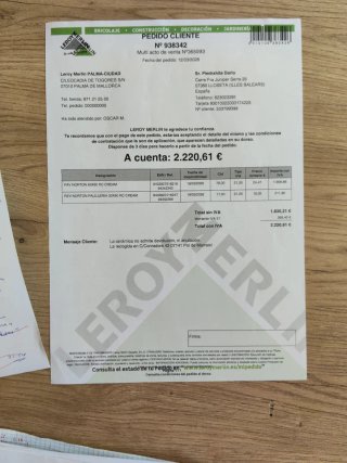 Baldosa de cerámica Leroy Merlin-NUEVA