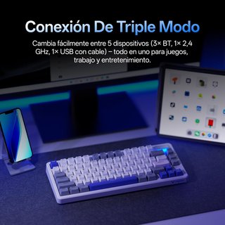 TECLADO MECÁNICO INALÁMBRICO GAMING - PRECINTADO
