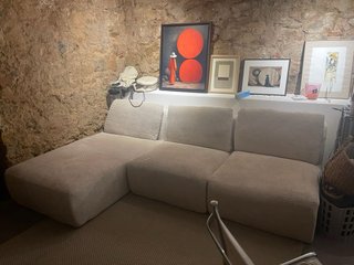 Sofá modular Sklum 3 plazas beige