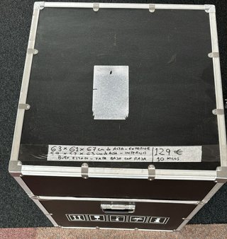 Baúl Flightcase Transporte 63x61x67cm
